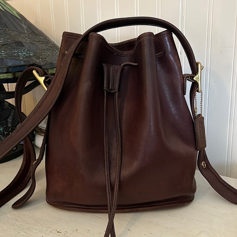 Coach 9952 Lula’s Legacy Brown Leather Vintage Bucket… Gem